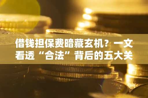 北京借钱担保费暗藏玄机？一文看透“合法”背后的五大关键陷阱